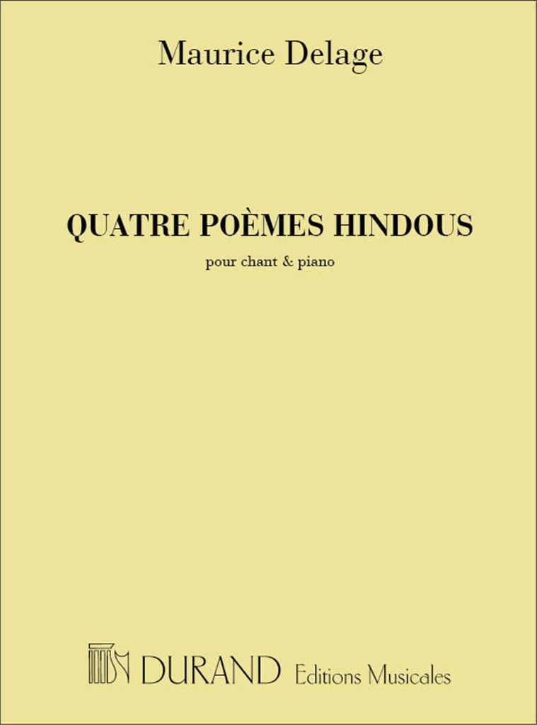 4 Poemes Hindous Cht-Piano